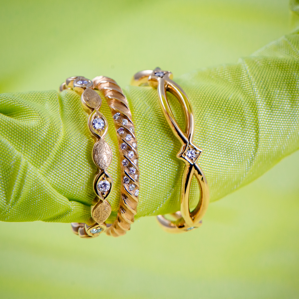 3 Elegante Brillantringe